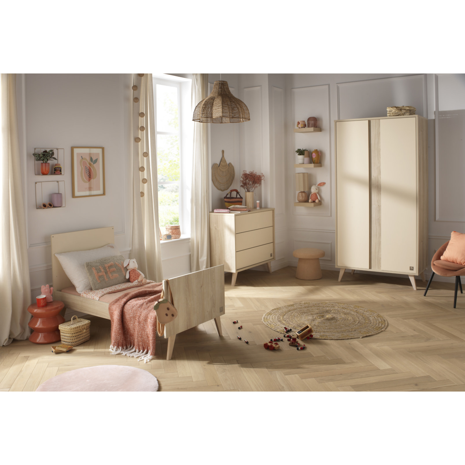 Lit évolutif 140x70 - Little Big Bed sur pieds
