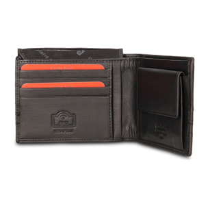 Portafoglio uomo in vera pelle - Modello Silvano Elite - Casual - 12.5 x 9.0 x 2.0 cm