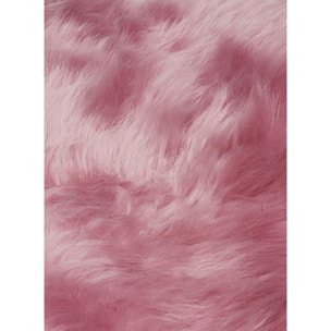 Tapis peau de mouton longs poils shaggy en laine