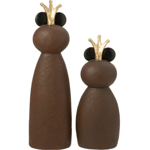 J-Line figurine Grenouille - magnesium - mix - large