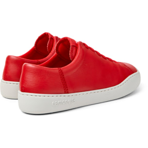 Zapatillas - CAMPER Peu Touring - Rojo - Cuero liso