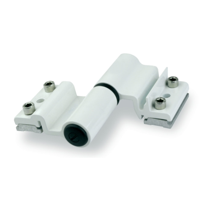 Paumelle Velox Top alu 5500I FAPIM 2 lames EL 17mm - Gris 05 - 5520-05