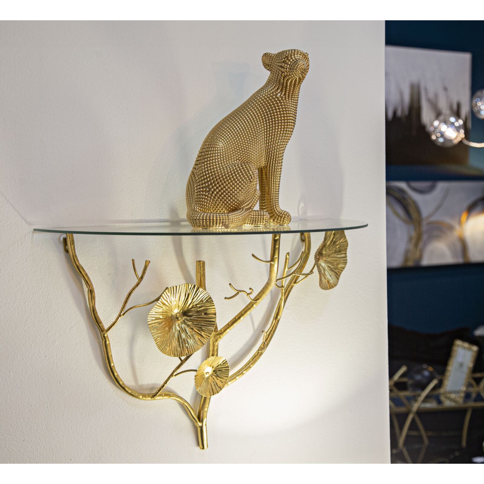 COMODINO DA MURO TISTY CHARME 1921 DORATO