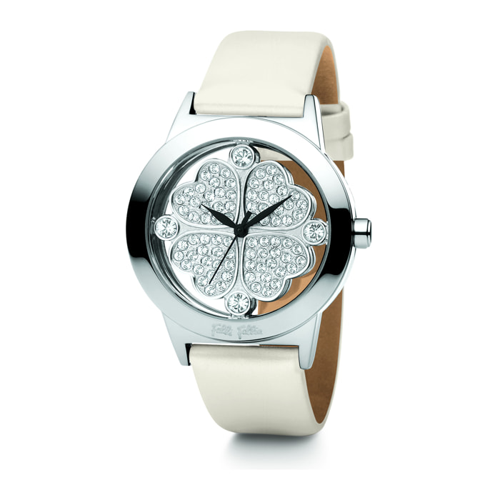 Reloj Folli Follie WF0T057SSZ Mujer Analogico Cuarzo con Correa de Cuero