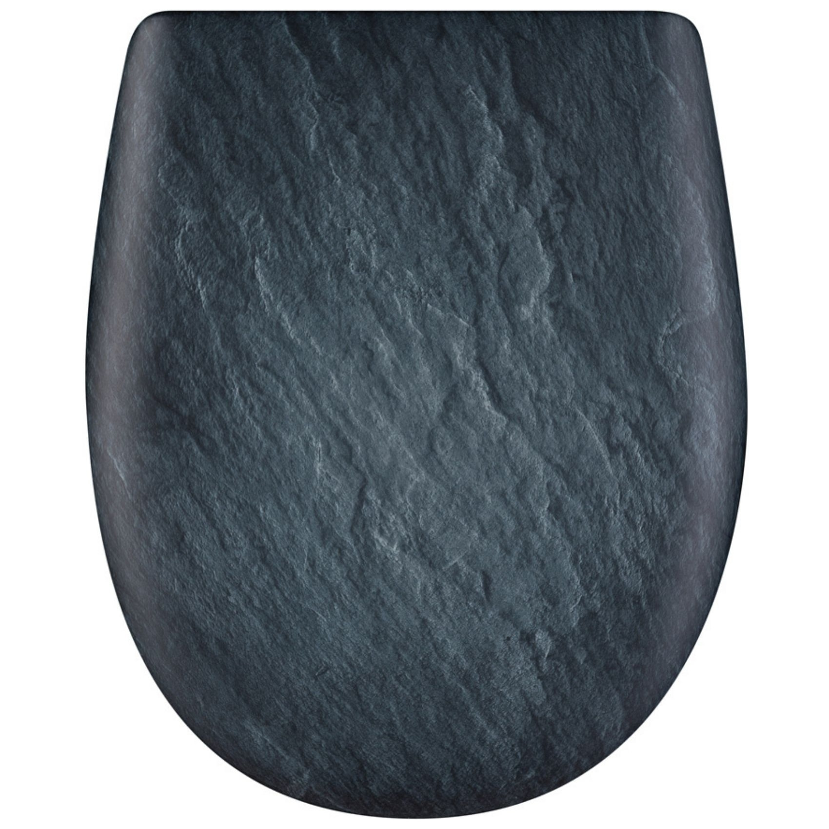 Abattant double ardoise mat - Gris clair