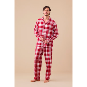 Pigiama uomo flanella articolo tartan. Noidinotte