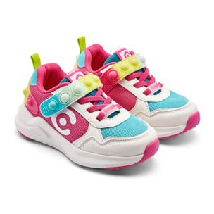 Zapatillas Deportivas Niña Autoadherente Rosa