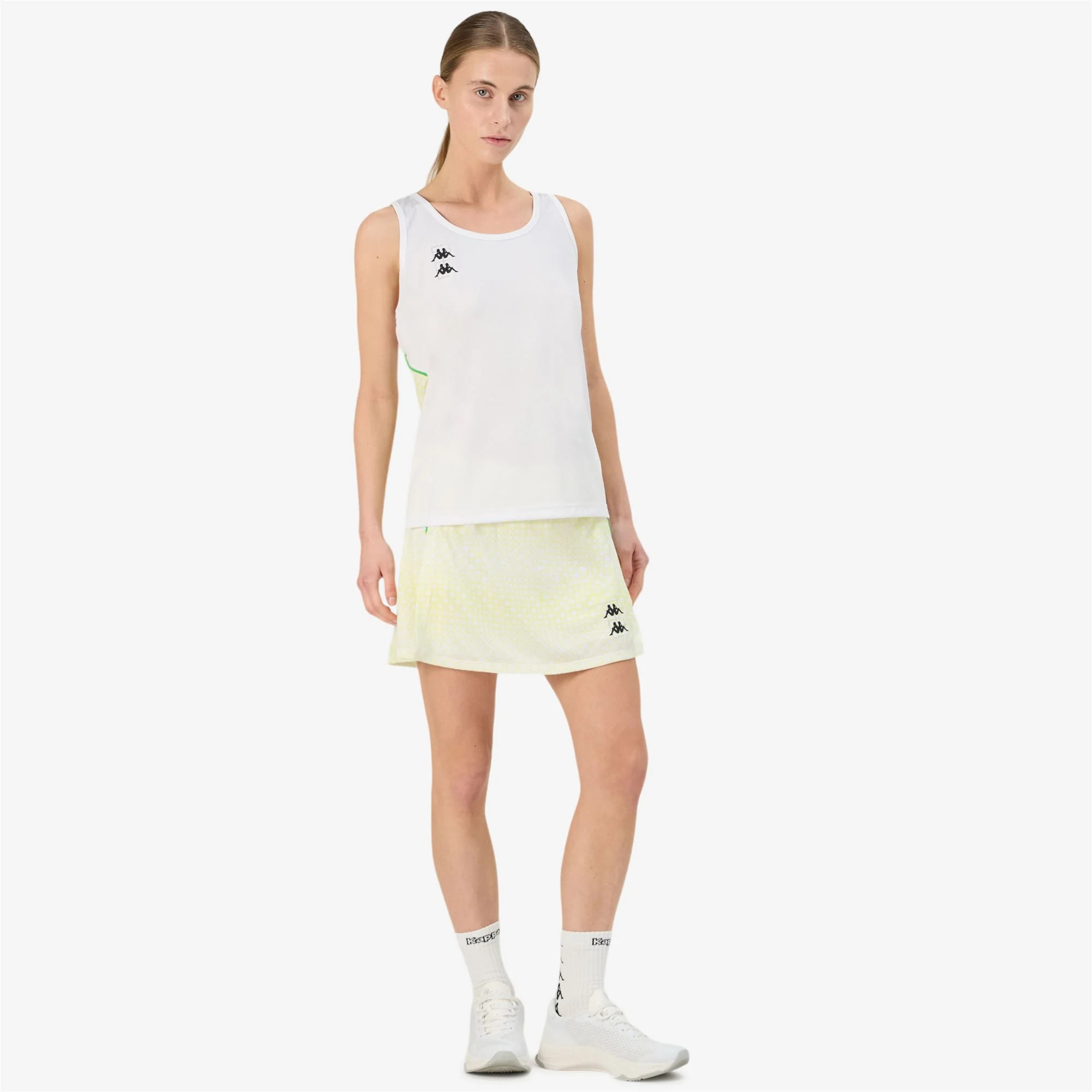 Kappa - Gonne Donna Bianco - Kombat Padel Fava 2