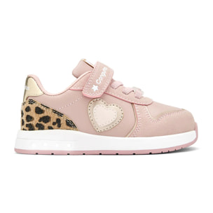 Zapatillas De Luces De Niña Barefoot Con Corazón