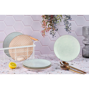 Assiette PATTERN Ø21cm - 6 pièces - Pastel