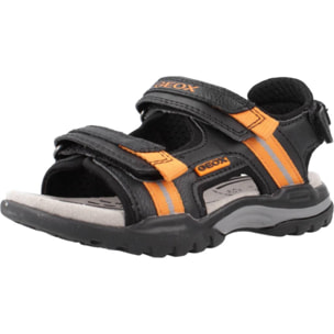 Sandalias Niño de la marca GEOX  modelo J BOREALIS BOY A NEGRO