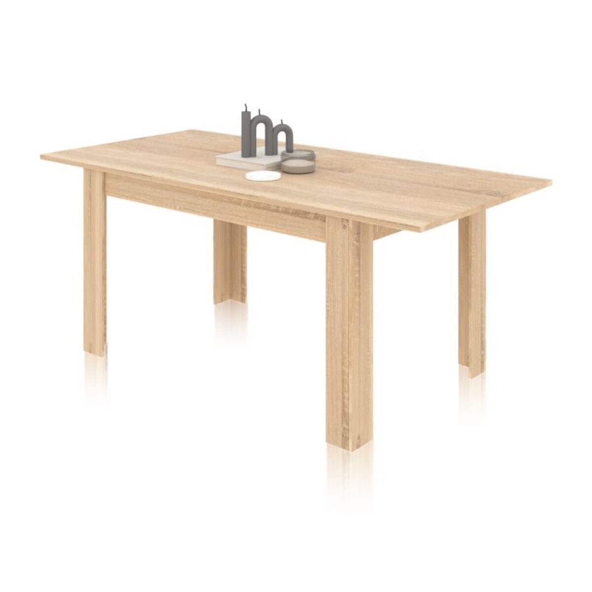 Mesa de comedor extensible Danna 140 Roble Canadian