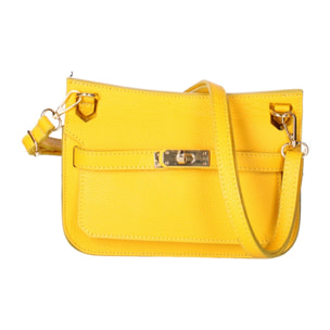 Borsa a tracolla da donna - Modello Katie - 100% vera pelle - 23.0 x 17.0 x 5.0 cm