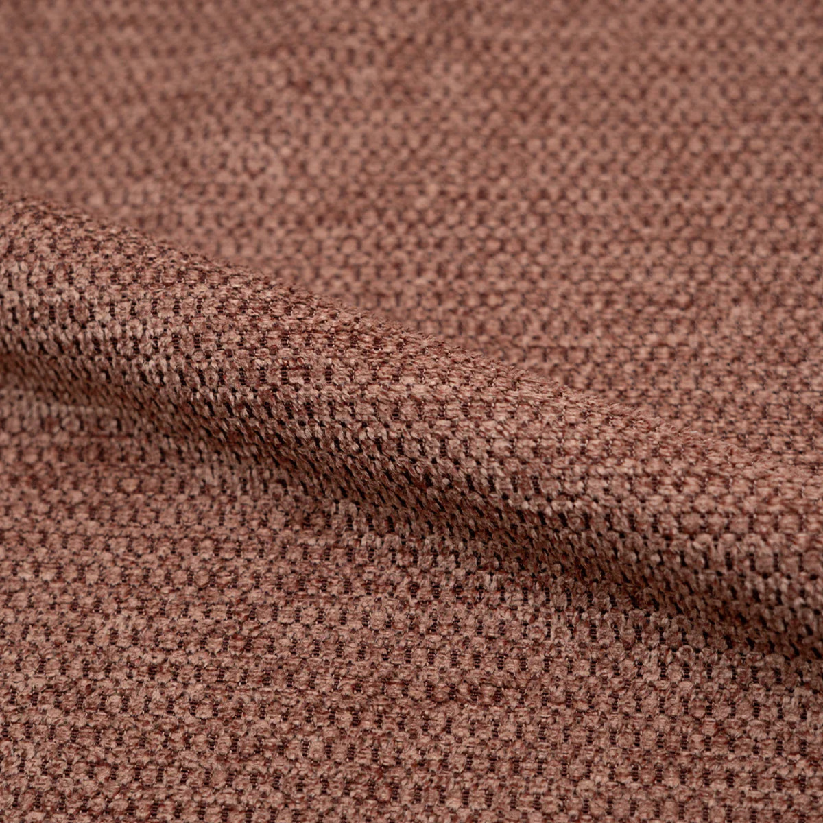 Fauteuil en tissu rouge ancien - Simba