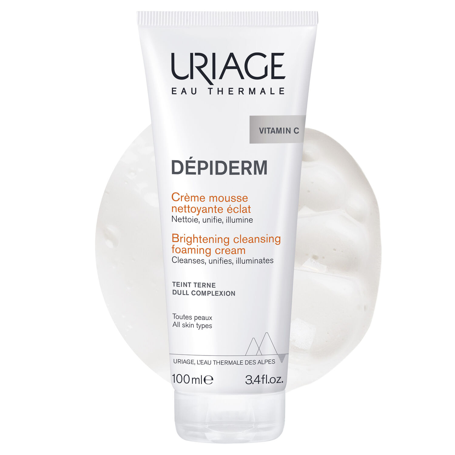 Depiderm - Crème Mousse Nettoyante Eclat 100 ml