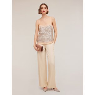 Motivi - Top full paillettes - Rosa