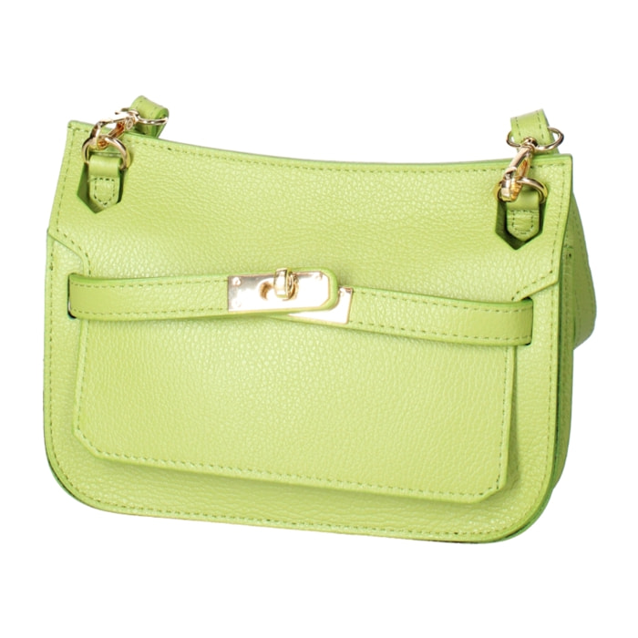 Borsa a tracolla Katie da donna In Vera pelle Made in Italy 23x17x5 cm