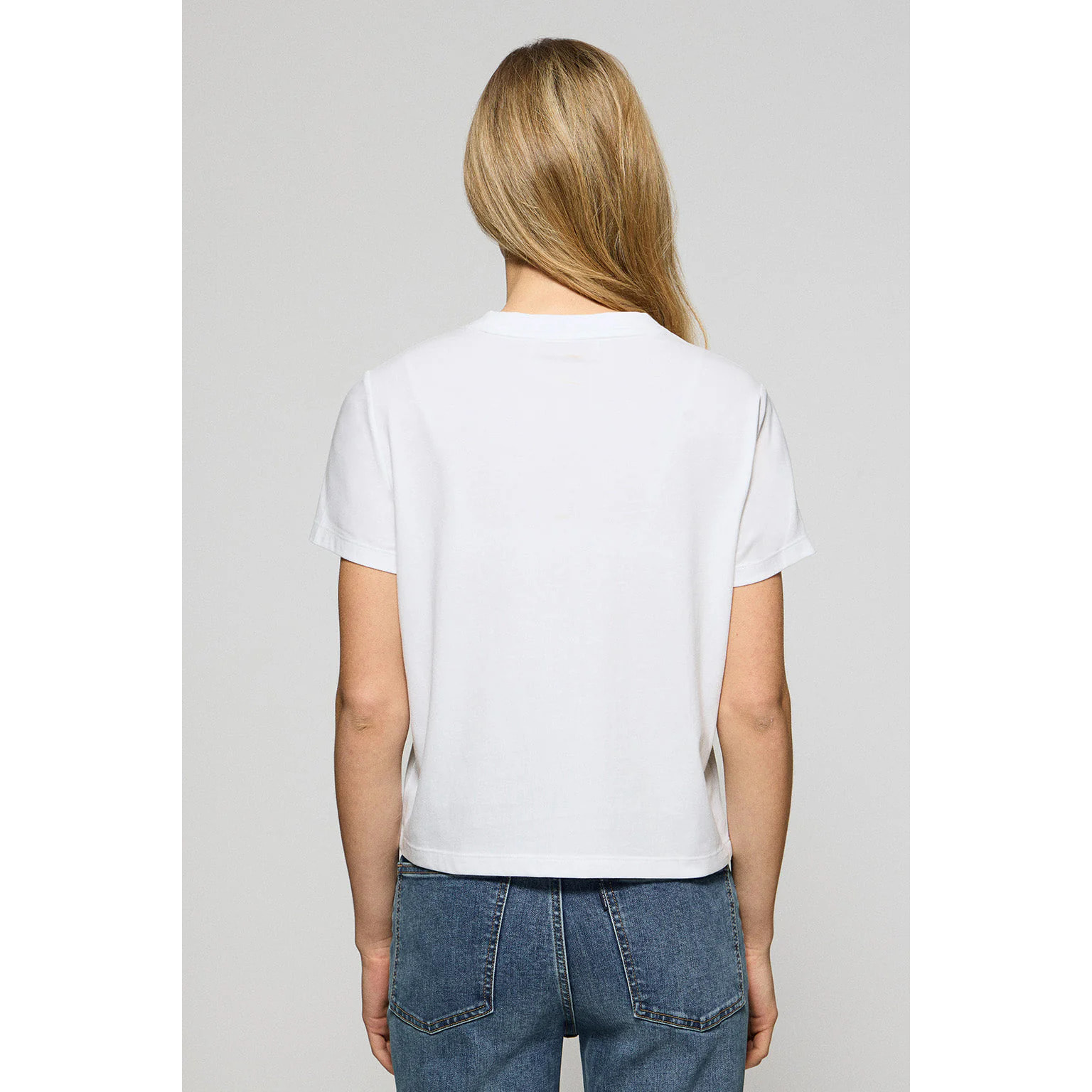 Camiseta Tori blanca con logo Minimal Combo Polo Club