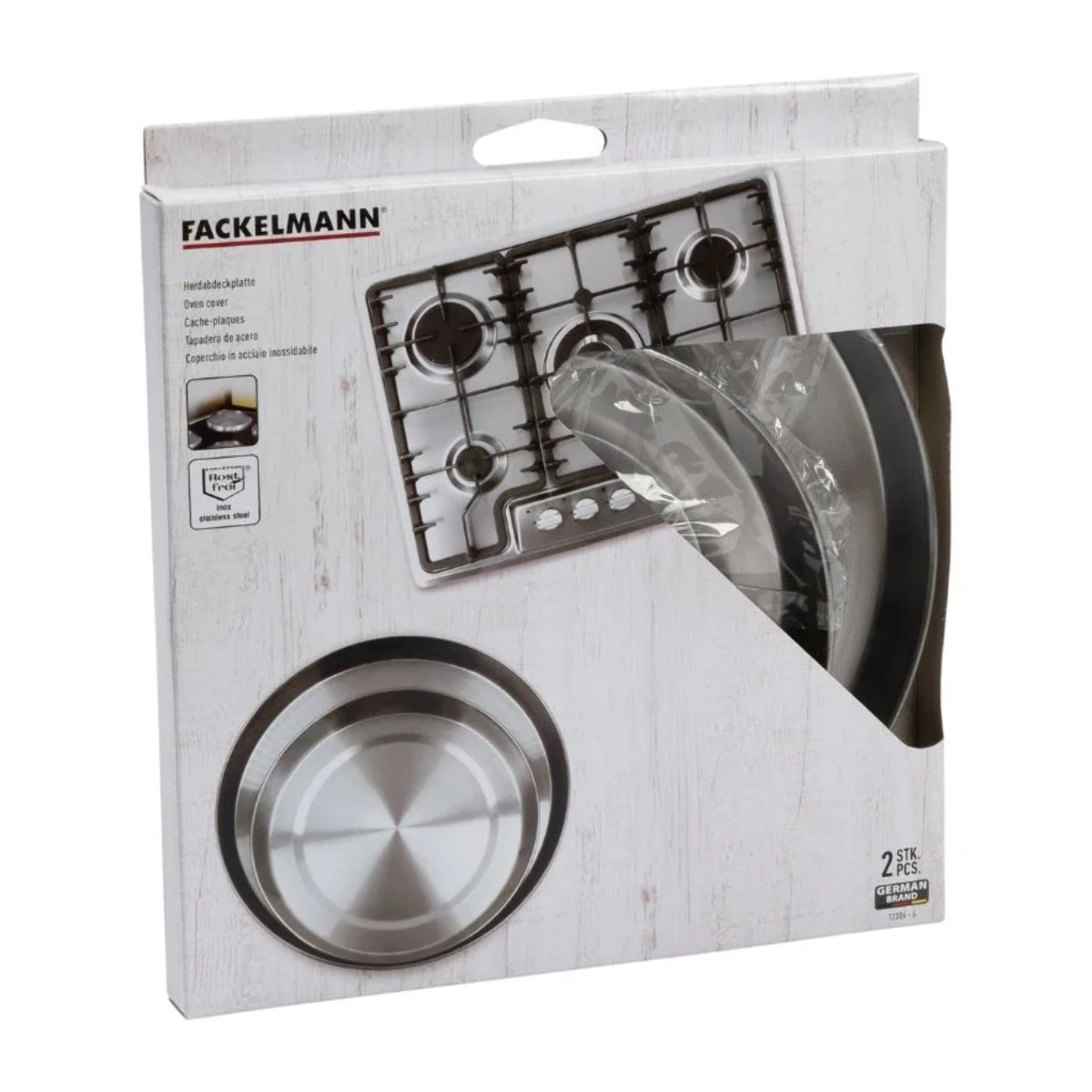 Set de deux caches pour plaques de cuisson Fackelmann