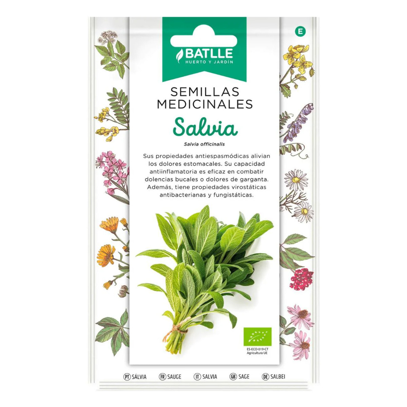 Semillas de Salvia ecológicas Batlle