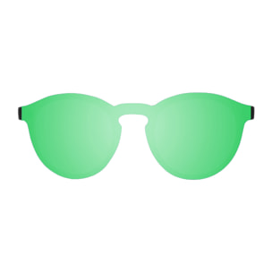 Gafas de sol PALO ALTO RIGA - Negro mate / Plana verde revo