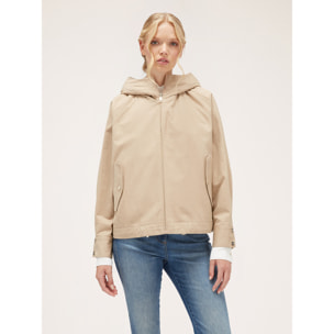 Motivi - Parka in cotone con cappuccio - Beige