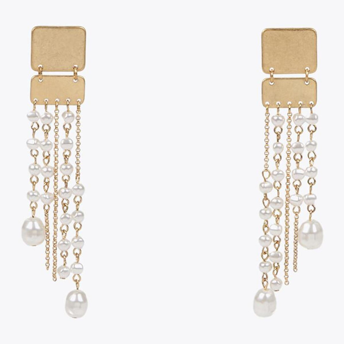 Orecchini cascata di perle