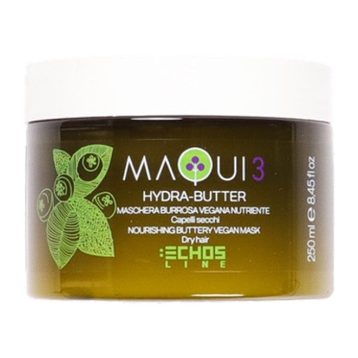 ECHOSLINE Maqui 3 Hydra Butter Mask - Cabello Seco y Tratado 250ml