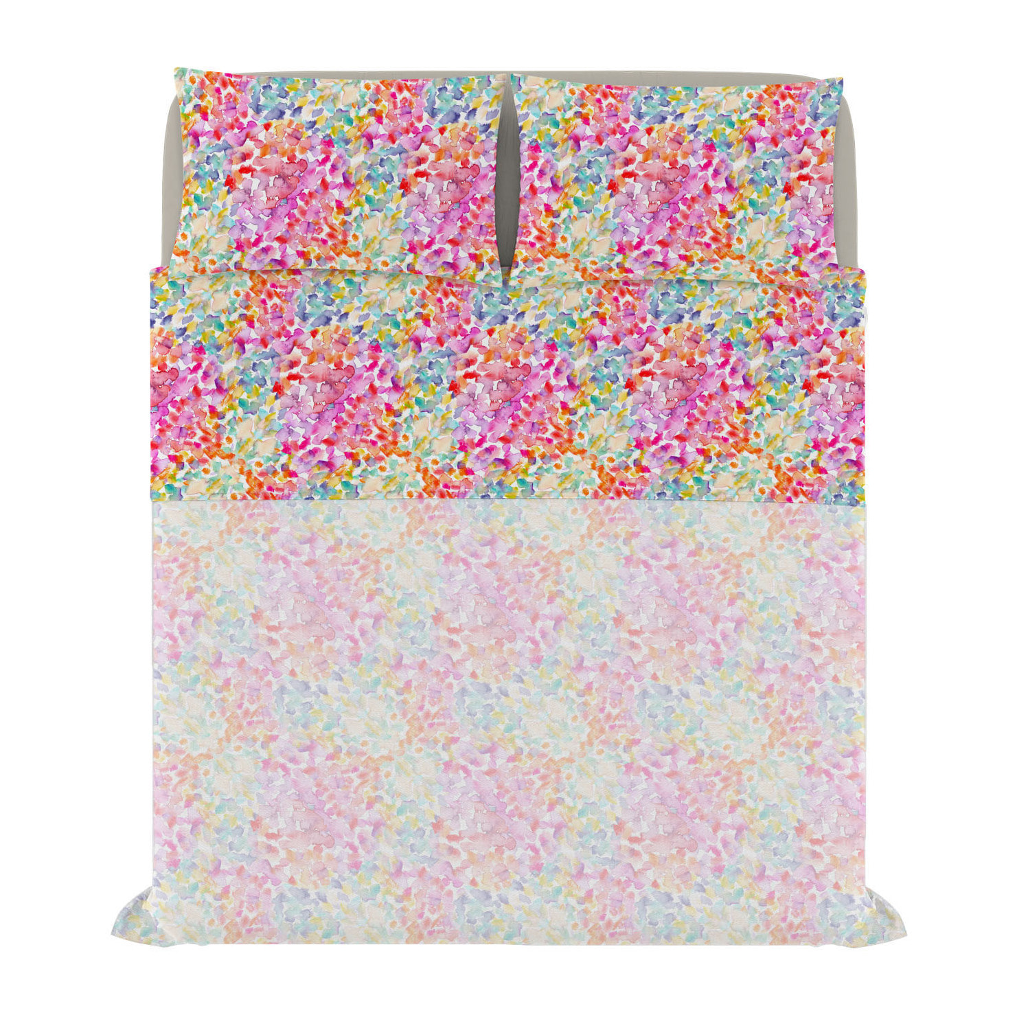 COMPLETO LETTO FANTASY, 100% Microfibra - SPRING