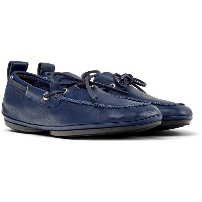 Ballerine - CAMPER Right Nina - Blu - Pelle liscia