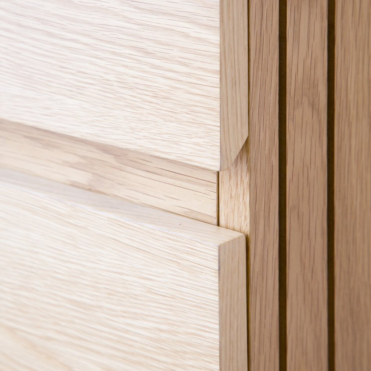 Commode Haiku -tableau en tôle naturelle-couleur chêne naturel 120 x 85 x 40 cm