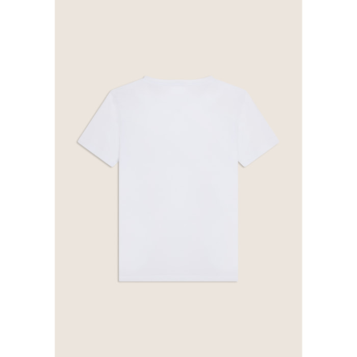 T-shirt Manica Corta con Grafica Animalier e Logo FREDDY
