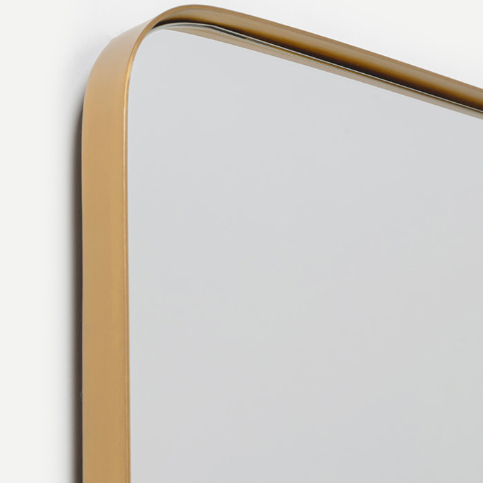 Miroir Simply 120x80cm laiton Kare Design