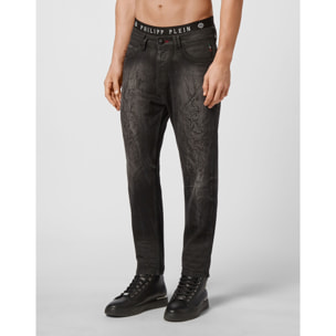 PHILIPP PLEIN Vaqueros Carrot Fit ICONIC PLEIN