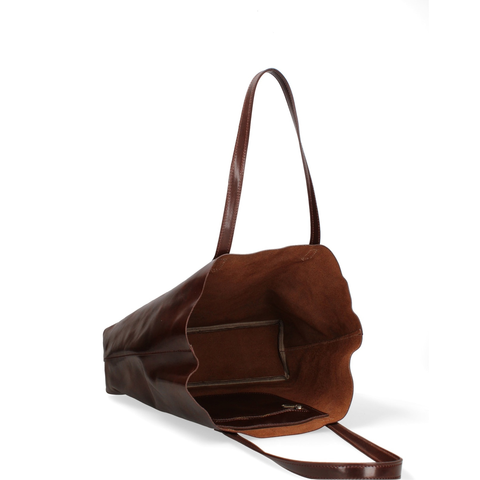 Borsa a mano da donna - Modello False - 100% pelle di vacchetta - 35.0 x 45.0 x 11.0 cm