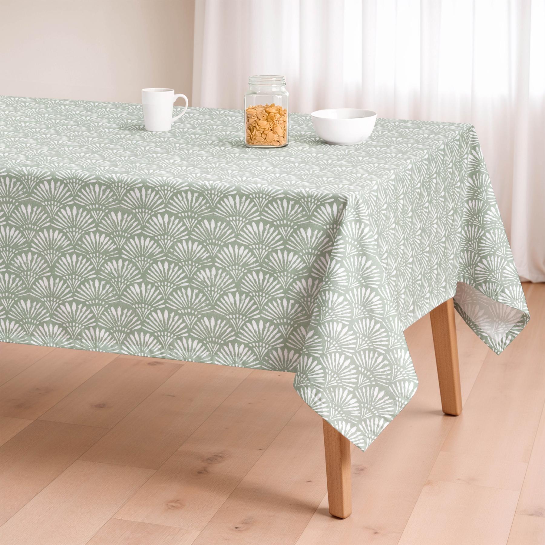 Nappe anti-taches ARLO BLEU - en 100 % coton