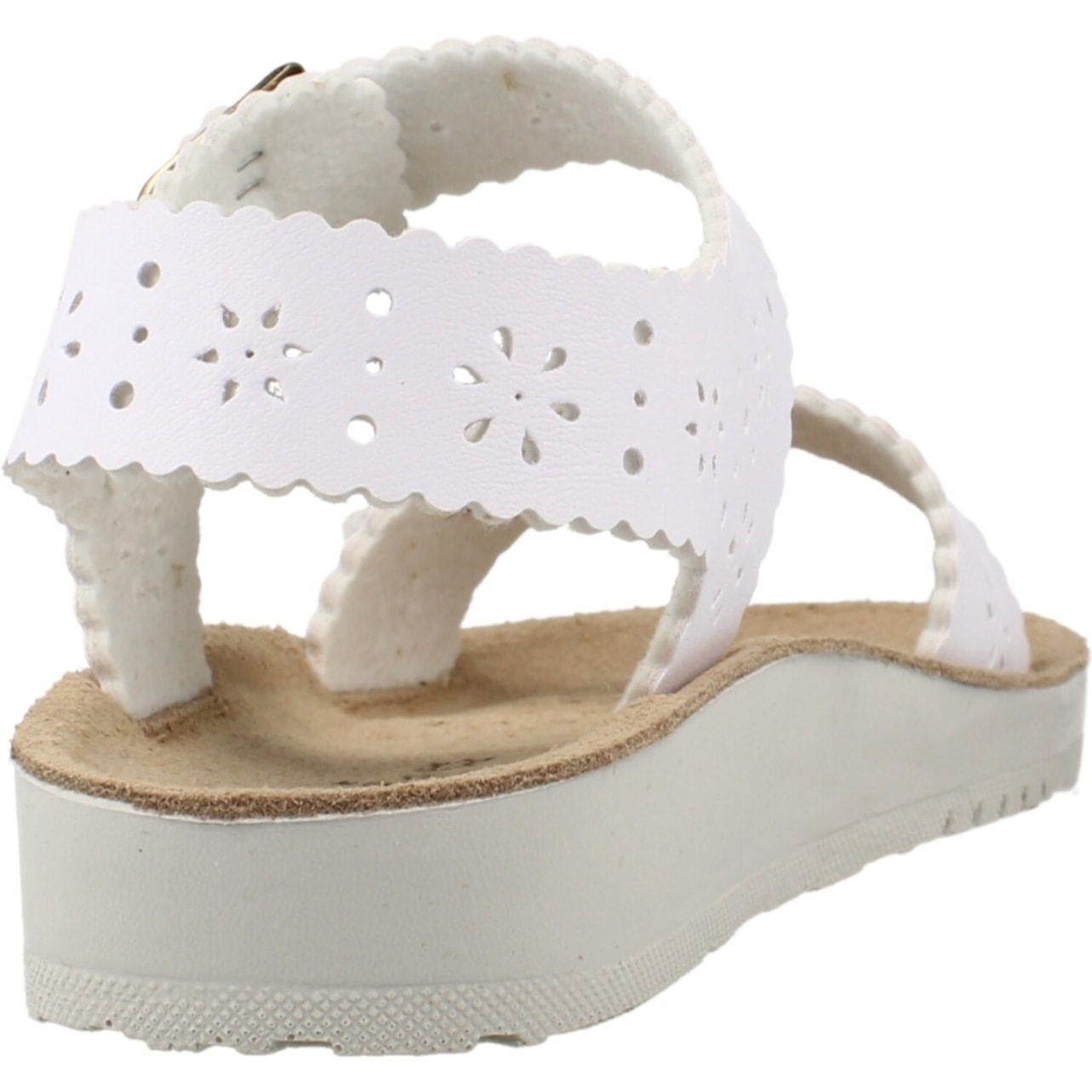 Sandalias Niña de la marca GEOX  modelo J SANDAL COSTAREI BLANCO