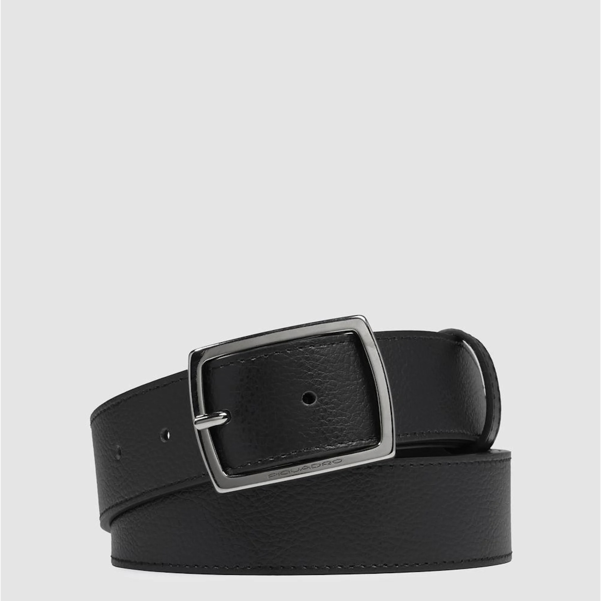 Piquadro Cintura in pelle con fibbia ad ardiglione