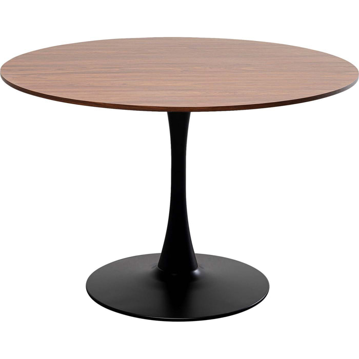 Table Schickeria noyer et noire Kare Design