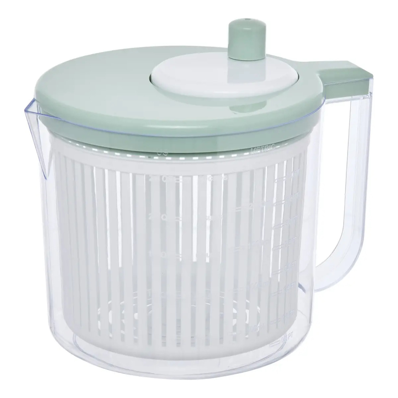 Essoreuse à salade Poly ronde 2,5L vert