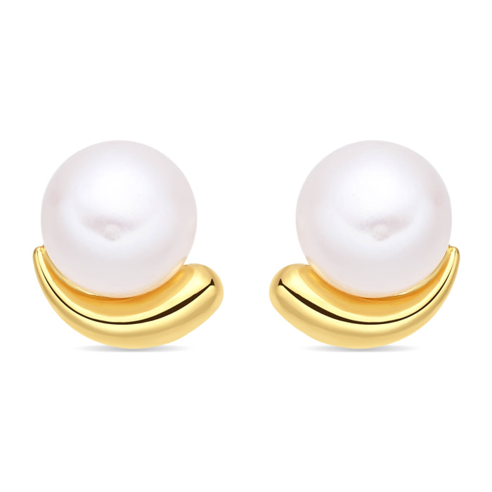 Pendientes Zola acabado oro amarillo 18k