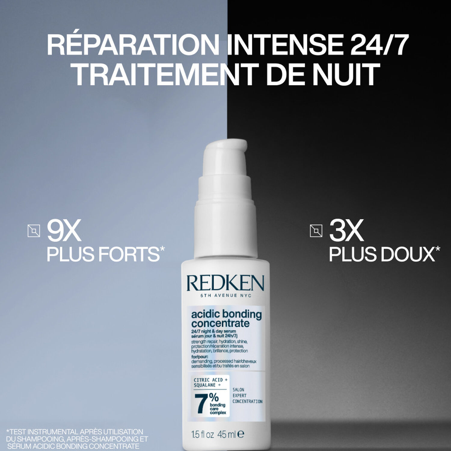 Acidic Bonding Concentrate - Sérum Jour & Nuit Réparateur Pour Cheveux Abimés