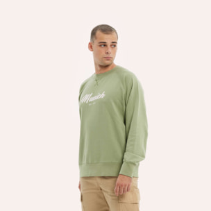 Sudadera MUNICH Stanley de algodón verde