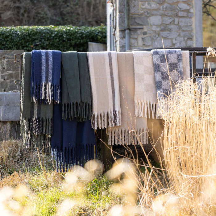 Plaid recyclé Isabel uni