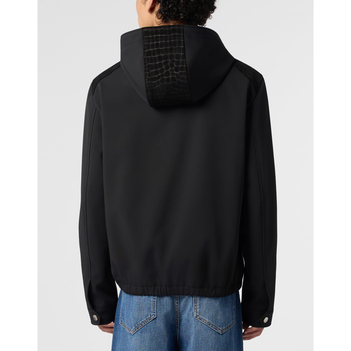 PHILIPP PLEIN Nylon Jacket With Cocco Inserts