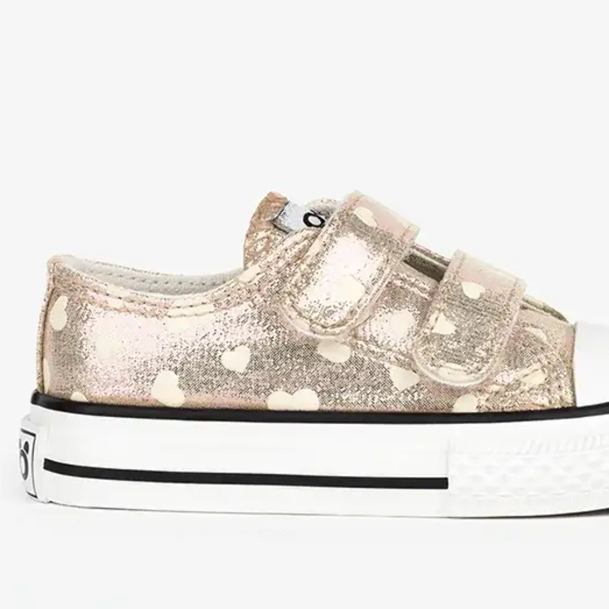 Zapatillas De Bebé Brillo Oscuridad En Oro