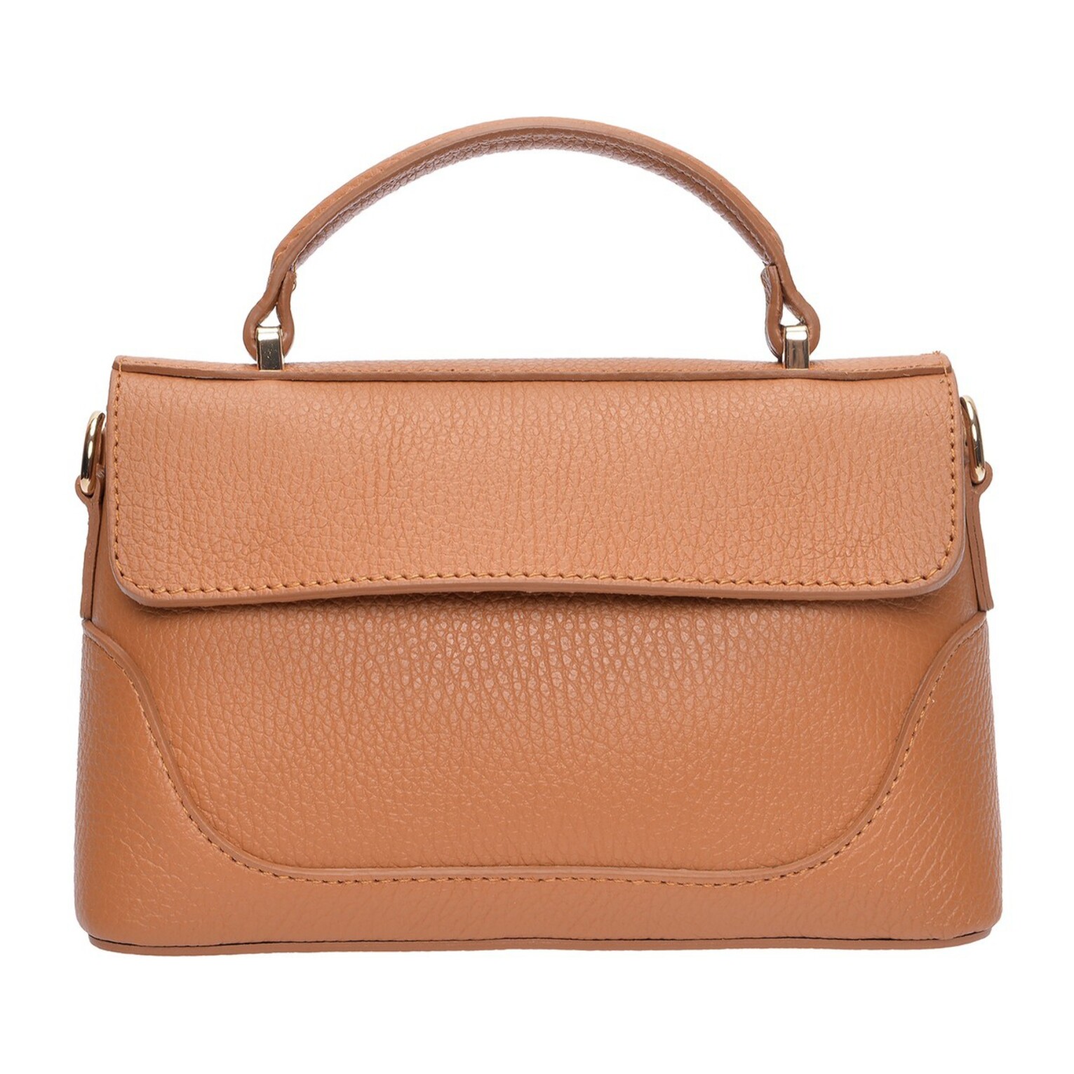 Borsa a mano Anna Luchini Cammello