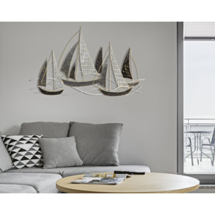 PANNELLO IN FERRO VELIERO CM 91X2,5X55,9