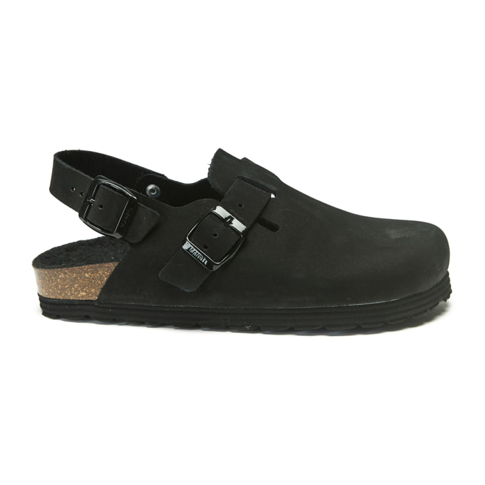 Sabot Mandèl Nubuck Nero