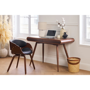 Chaise design noire BENT